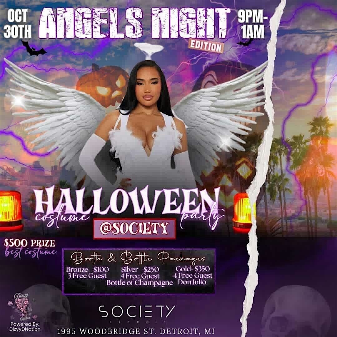 $500 Cash Prize Halloween Costume Party: Angels Night Edition