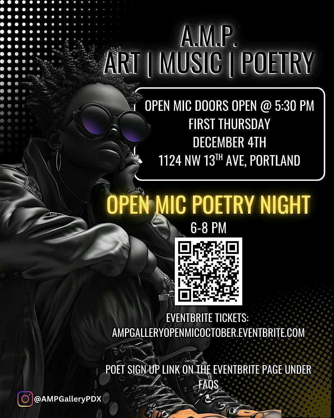 A.M.P. : Art.Music.Poetry - Art Expo and Poetry Night (December Edition)