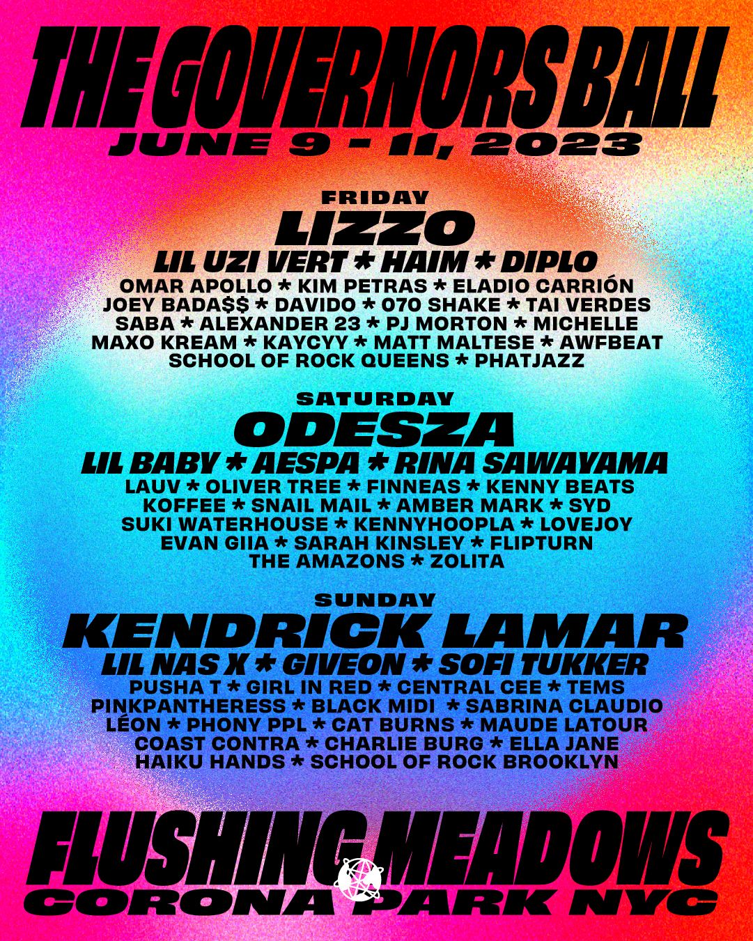 Governors Ball Music Festival - 3 Day Pass (Concert)