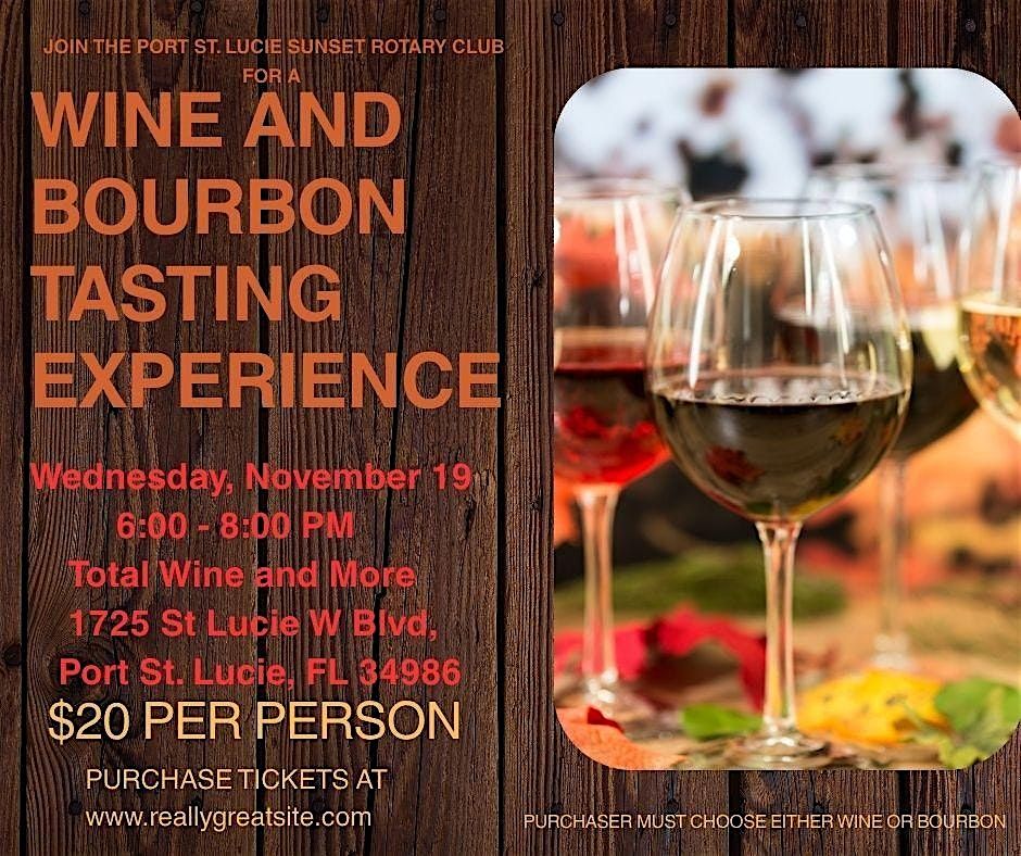 Wine and Bourbon Tasting Experience