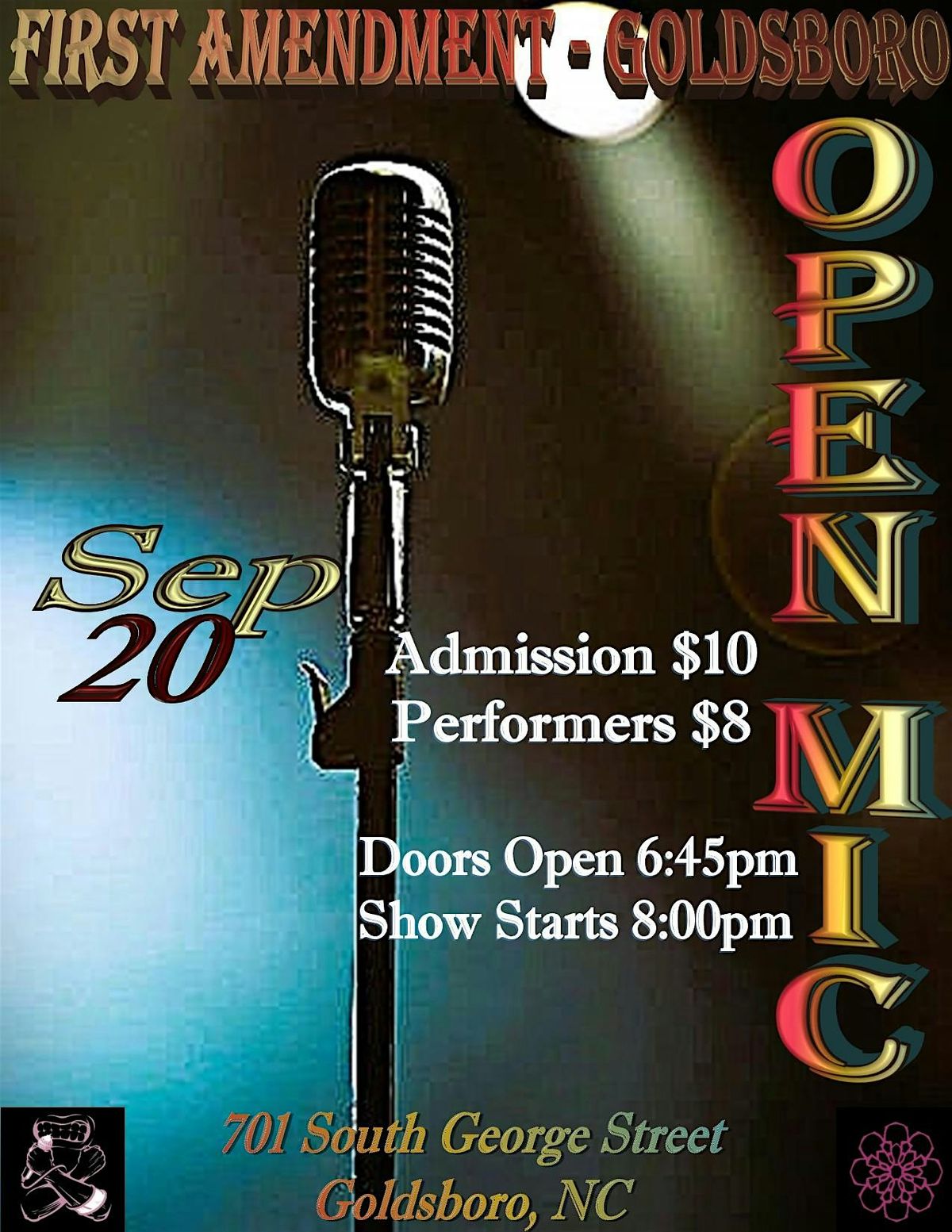 First Amendment - Goldsboro Open Mic