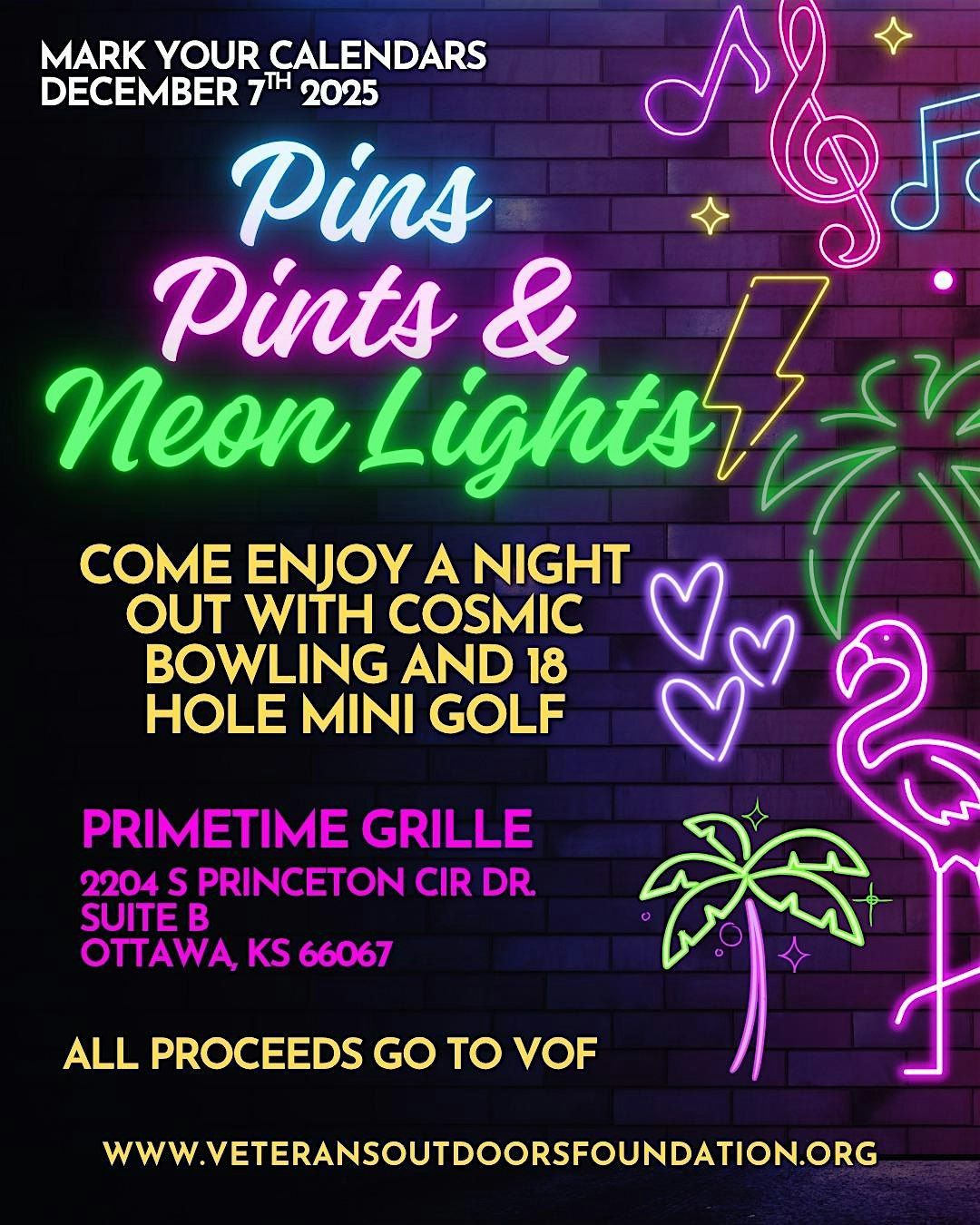 Pins, Pints, and Neon Lights - 2025 VOF Gala