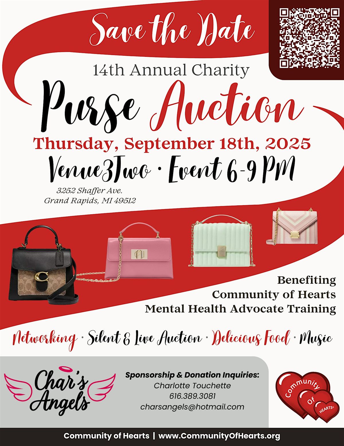 14th Annual Charity Purse Auction - Benefiting Community of Hearts