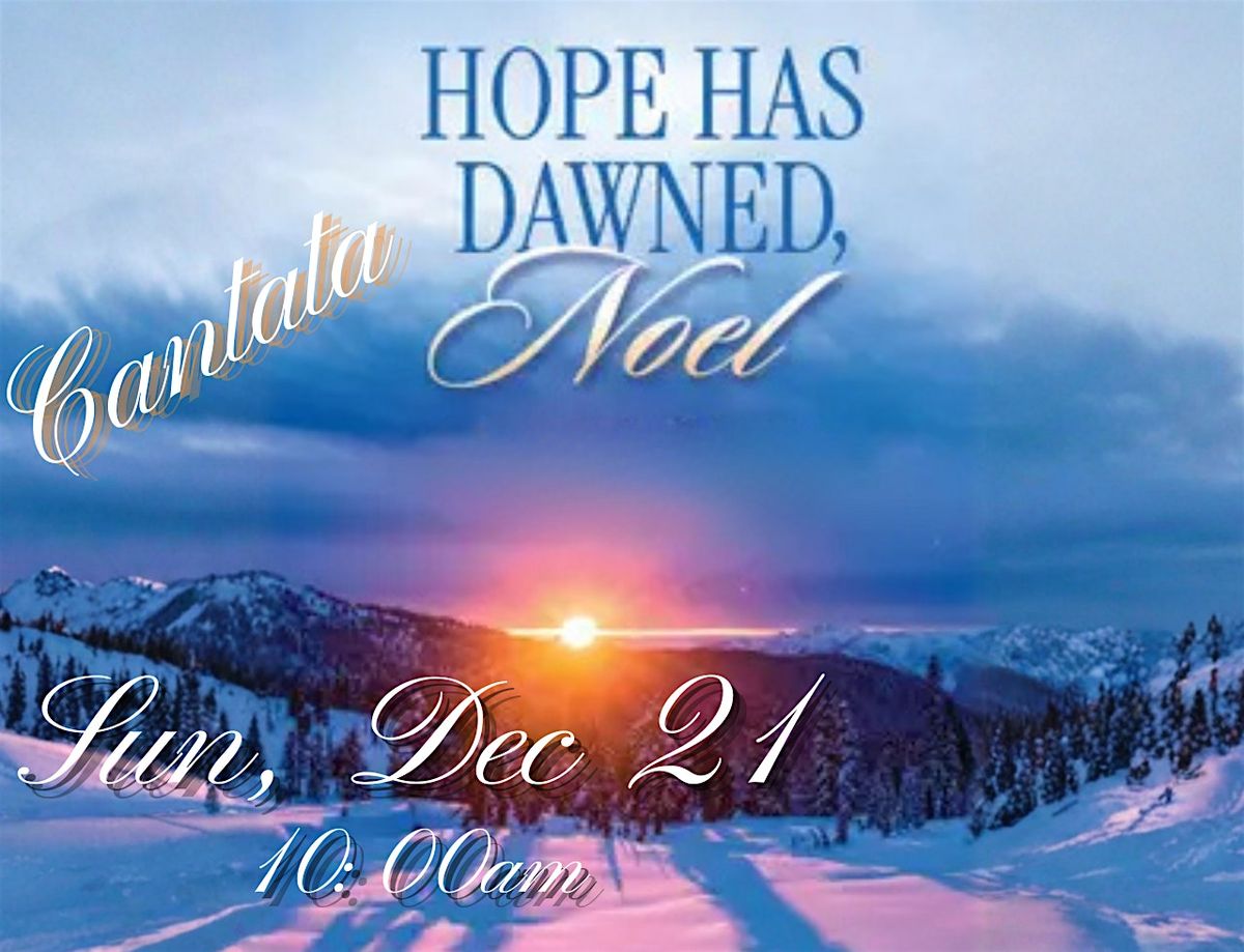 Celebrate Christmas with Us | Hope Has Dawned, Noel