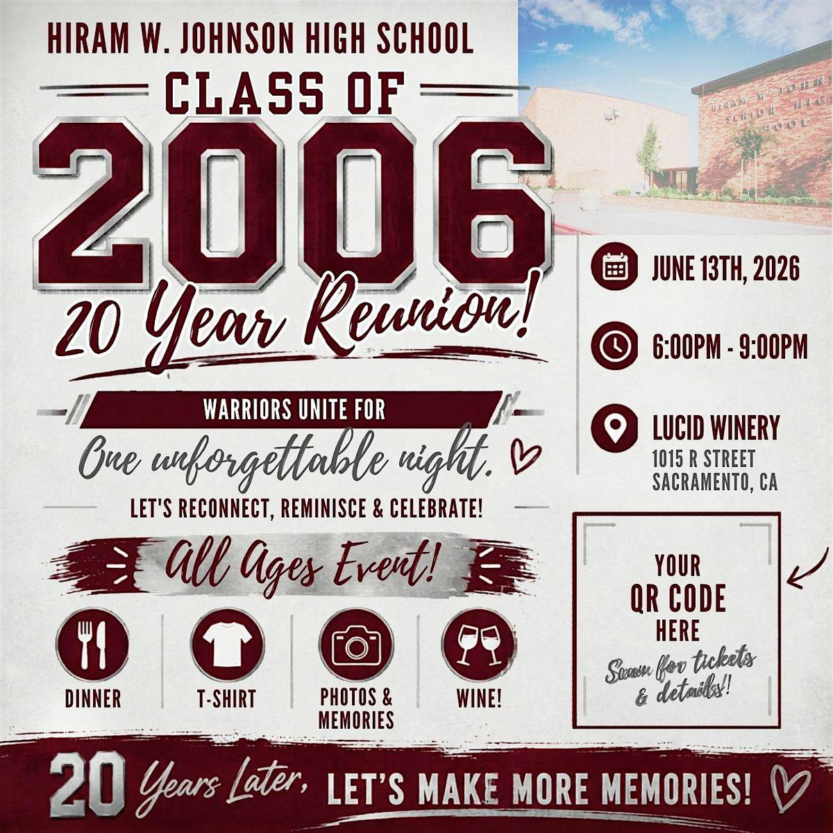 Hiram W. Johnson High School C\/O 2006, 20 Year Reunion!