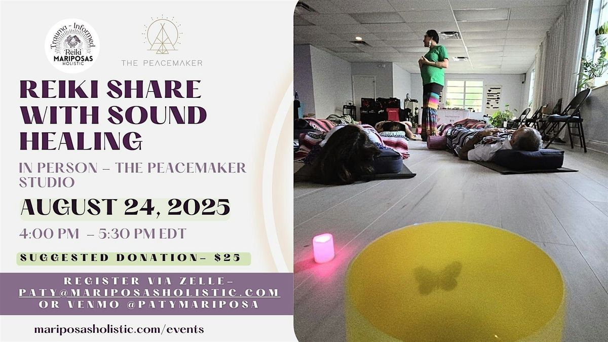 Reiki Share with Sound Healing In Miami