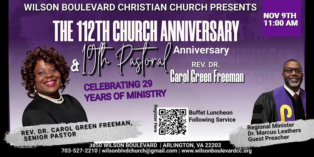 112th Church Anniversary & 19th Pastoral Anniversary