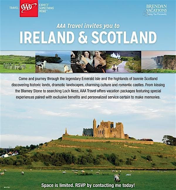 AAA Travel invites you to IRELAND & SCOTLAND