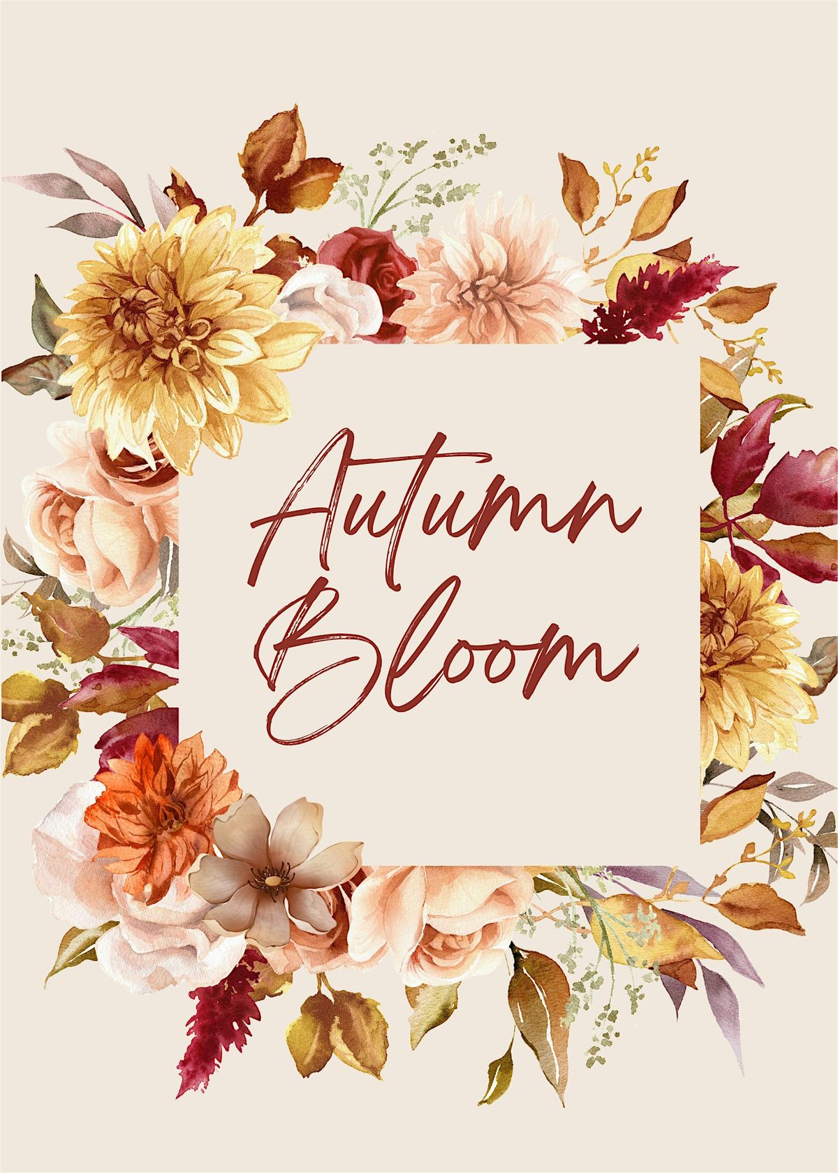 Autumn Bloom \u2013 A Floral Workshop Experience