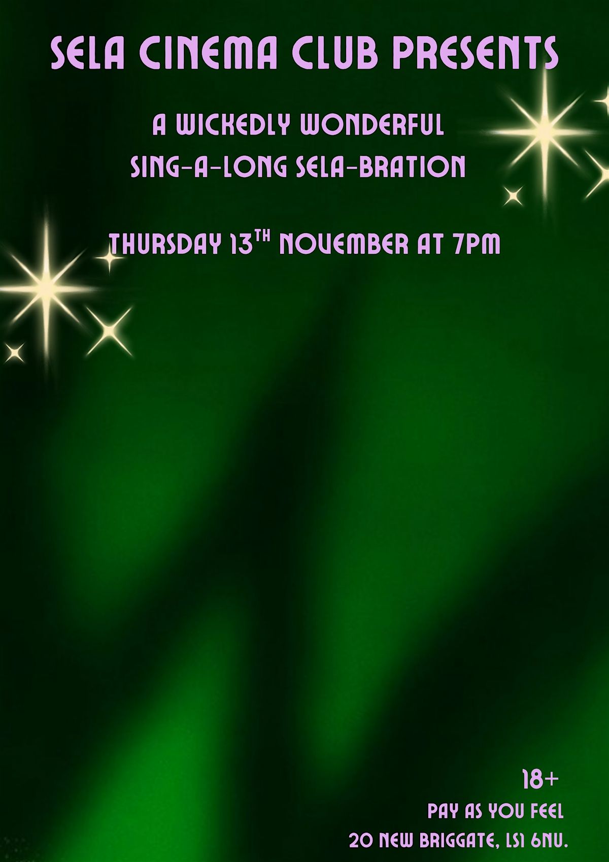 A Wickedly Wonderful Sing-a-long celebration at Sela.