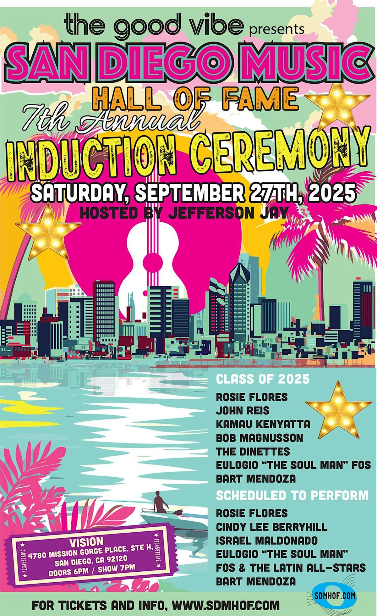San Diego Music Hall of Fame 7th Annual Induction Ceremony