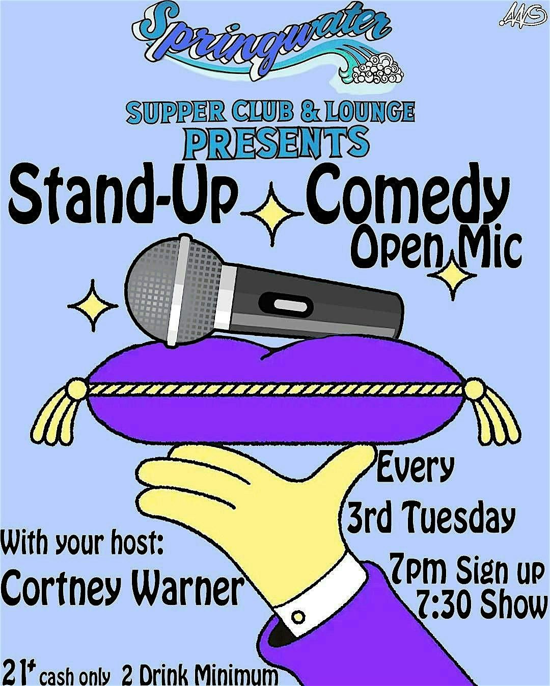 Comedy Open Mic at Springwater Supper Club & Lounge