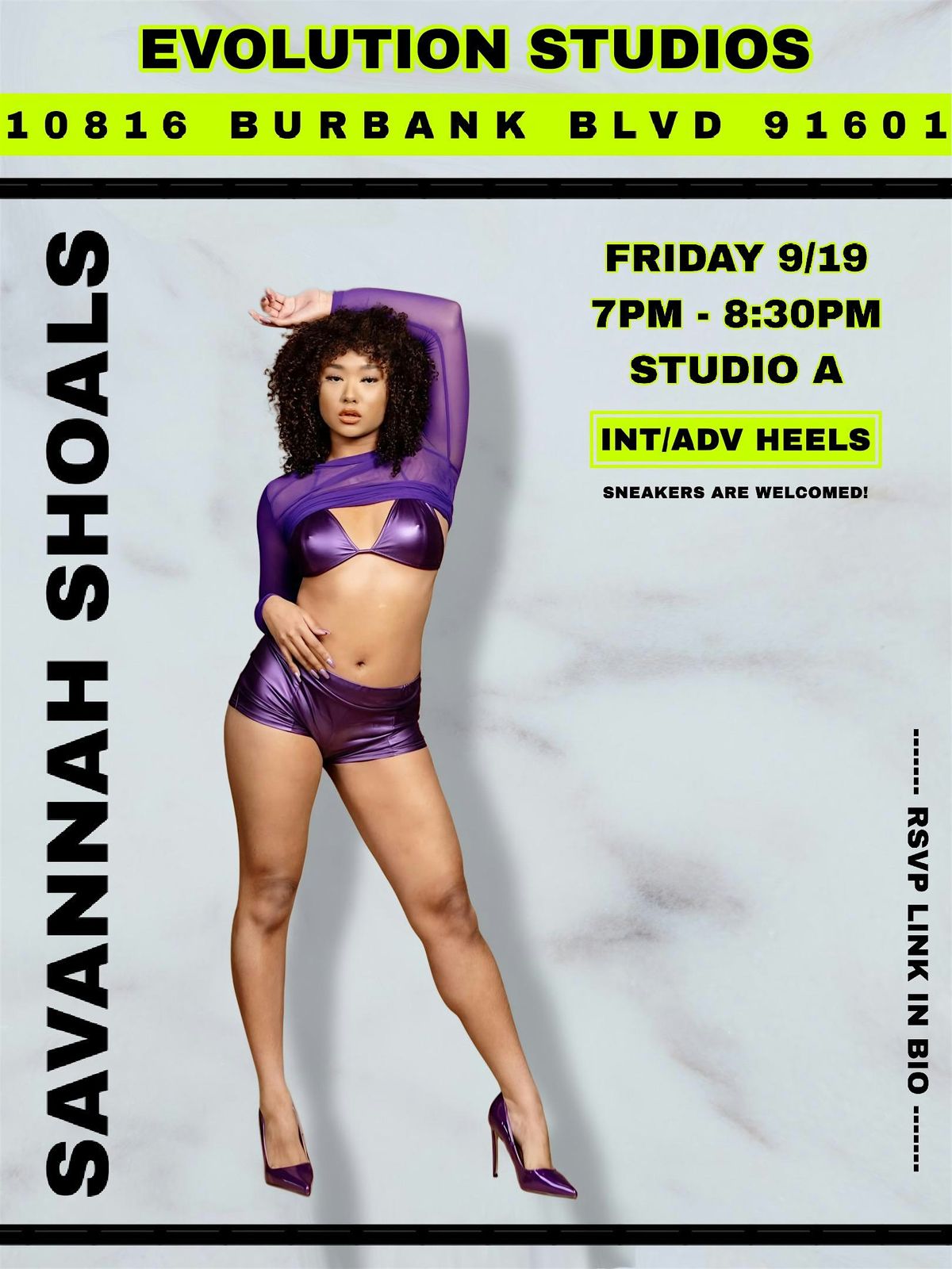 Sav Presents POP - UP Heels Class