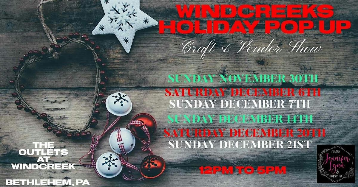 Windcreek Holiday Pop Up