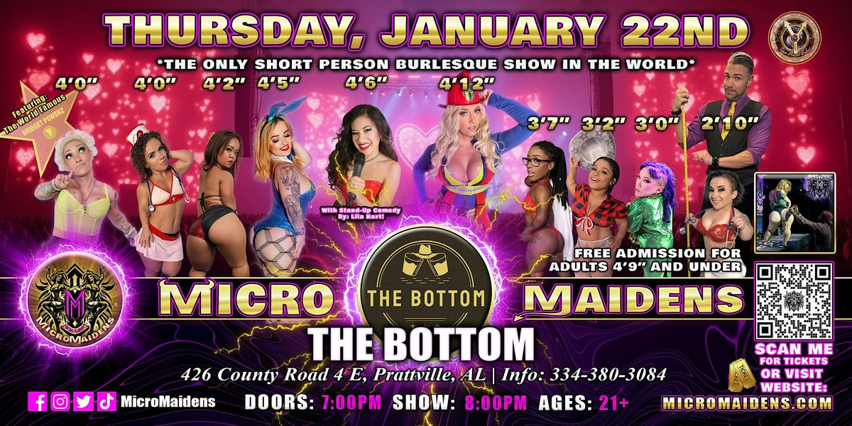 Prattville, AL - Micro Maidens Dwarf Dancers @ The Bottom