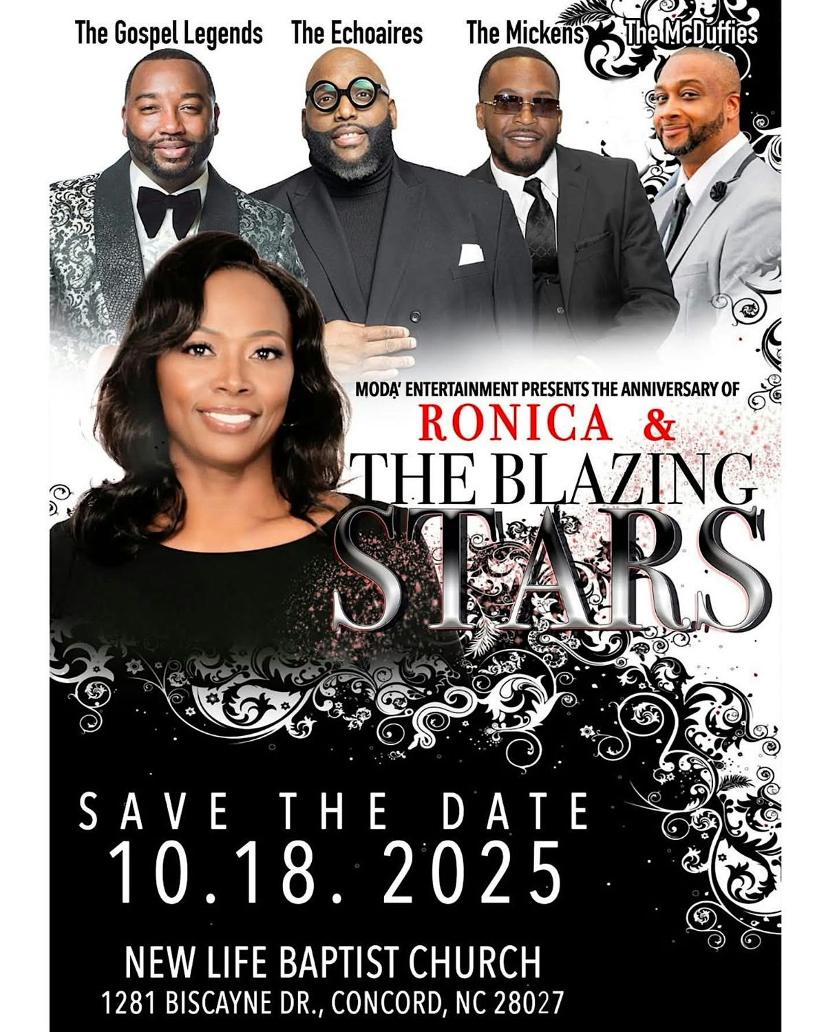 The Big Anniversary of Ronica & The Blazing Stars of NC