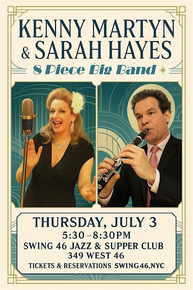 Kenny Martyn & Sarah Hayes Big Band | TUE