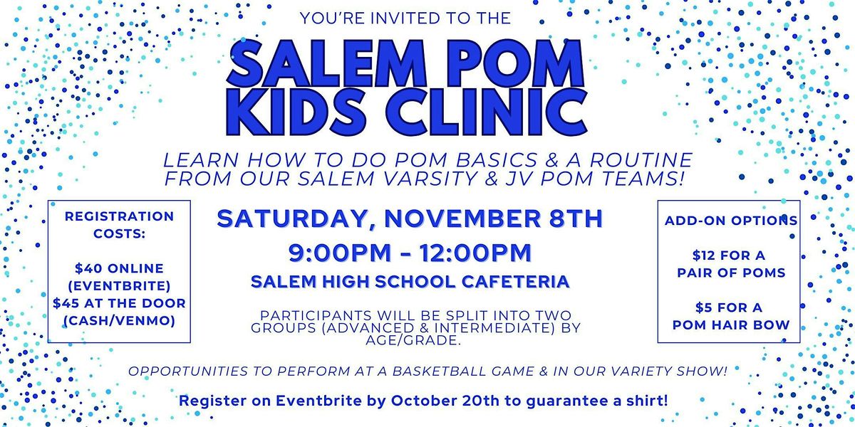 Salem Pom Kids Clinic 2025!