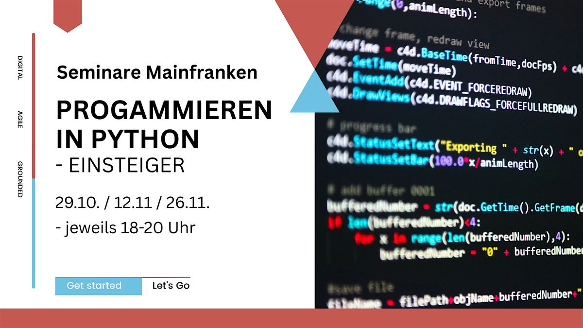 Programmieren mit Python f\u00fcr Programmier-Einsteiger
