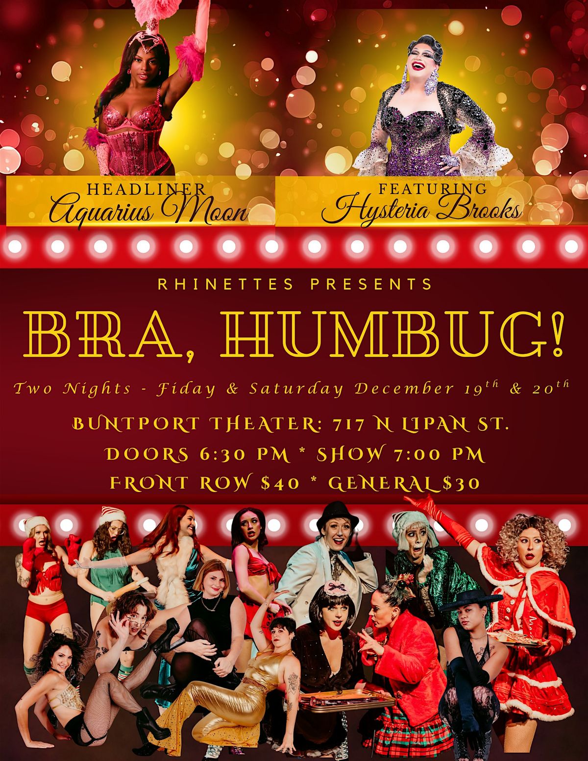 Bra-Humbug! A Burlesque Inspired  Christmas Carol