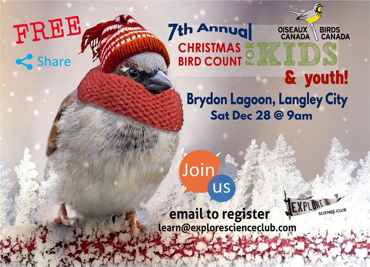 8th Annual Christmas Bird Count for Kids & Youth