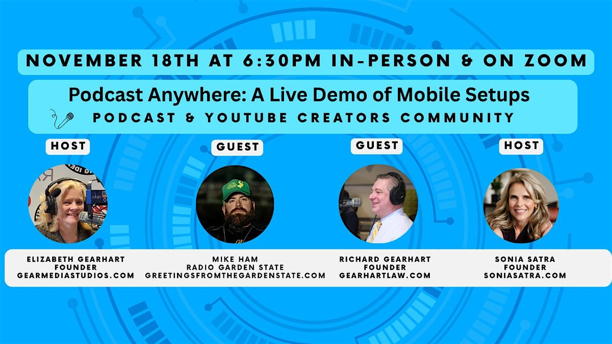 Podcast & YouTube Creators: Portable Equipment Overview for Mobile Podcasts