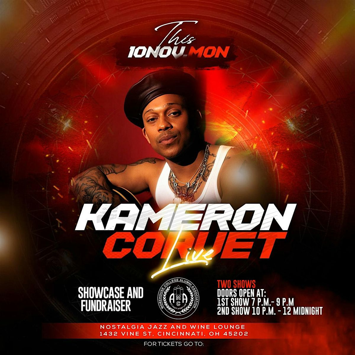 Kameron Corvet Live