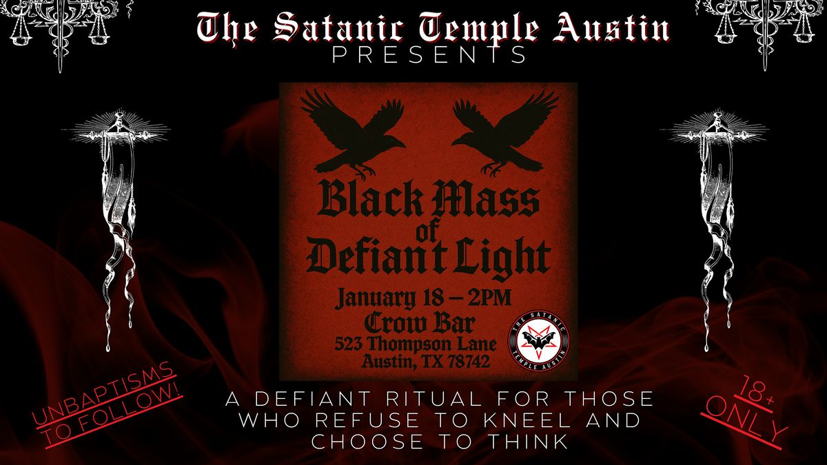 Black Mass of Defiant Light and Unbaptism