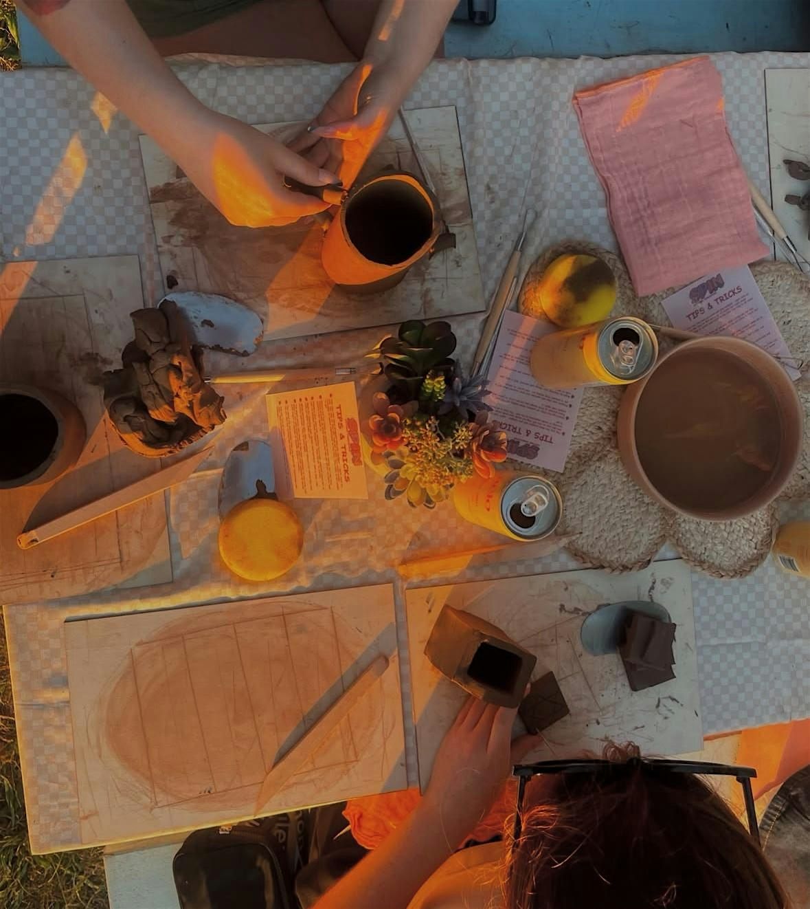 Secret location pottery