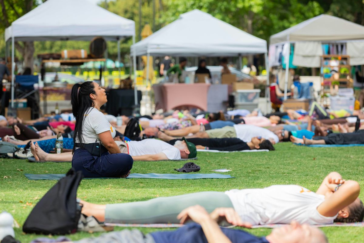Meditation Styles with Stefanie powered by Yena at Klyde Warren Park