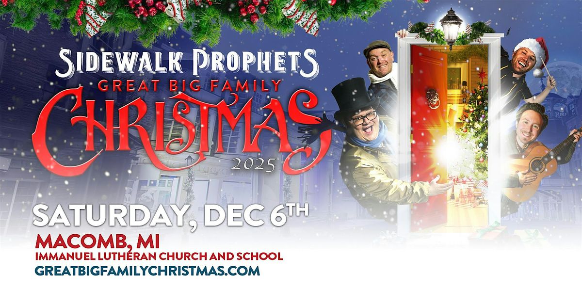 Sidewalk Prophets - Great Big Family Christmas Macomb, MI