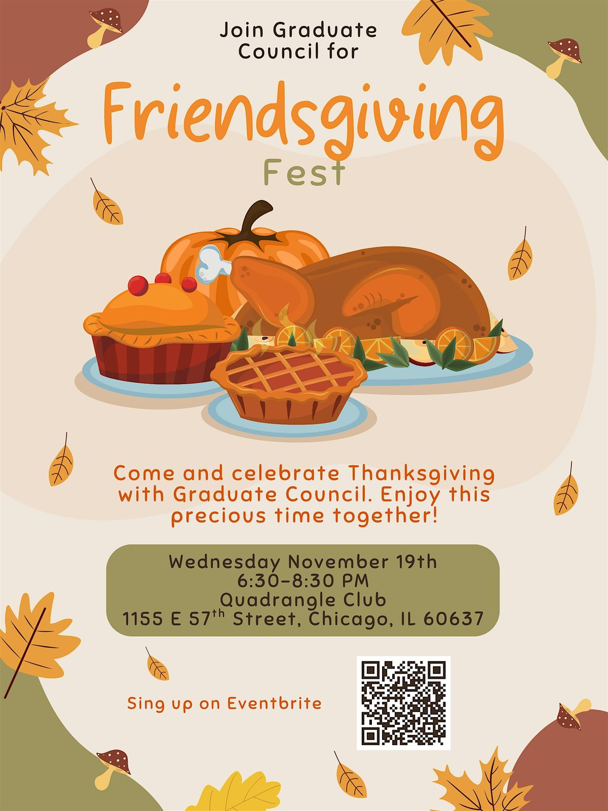 Graduate Council Presents: Friendsgiving Fest