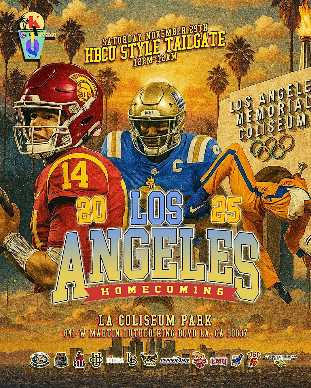 THE LOS ANGELES HOMECOMING @ The LA Colisuem (HBCU STYLE)