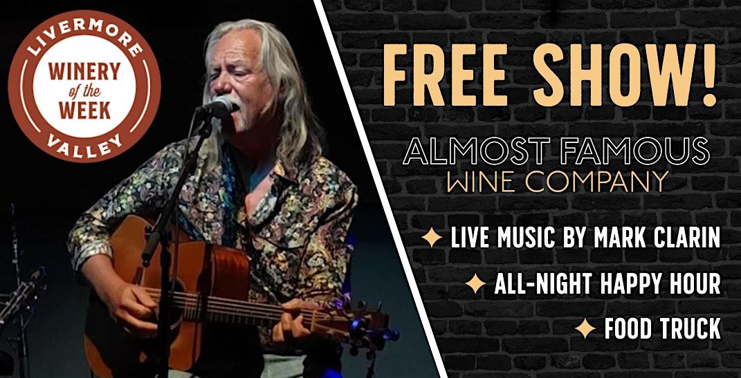 FREE SHOW: Mark Clarin + All-Night Happy Hour (Wine Wednesday)