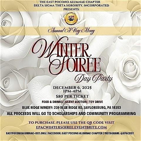 East Pocono Alumnae Chapter Presents: A Very Merry Winter Soir\u00e9e Day Party