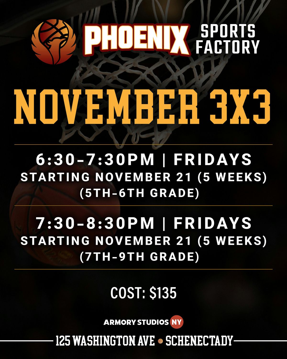 7th-9th Grade Phoenix Factory Co-Ed 3v3