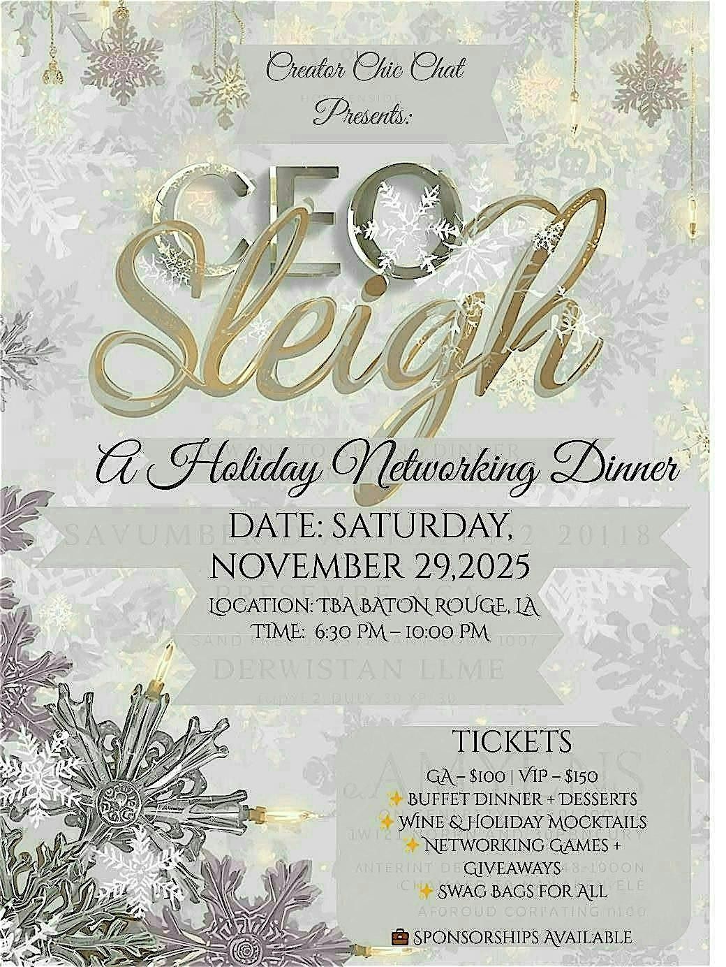 CEO Slay: Luxe Pajama Dinner Party