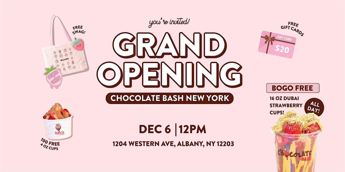 Chocolate Bash New York \u2014 Grand Opening