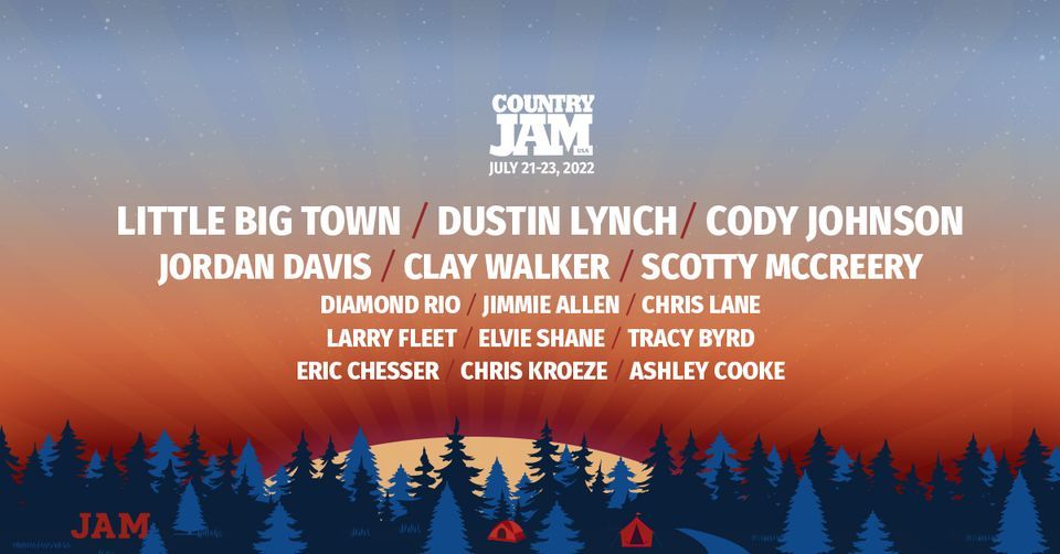 Country Jam USA 2022 3443 Crescent Ave, Eau Claire, WI July 21 to