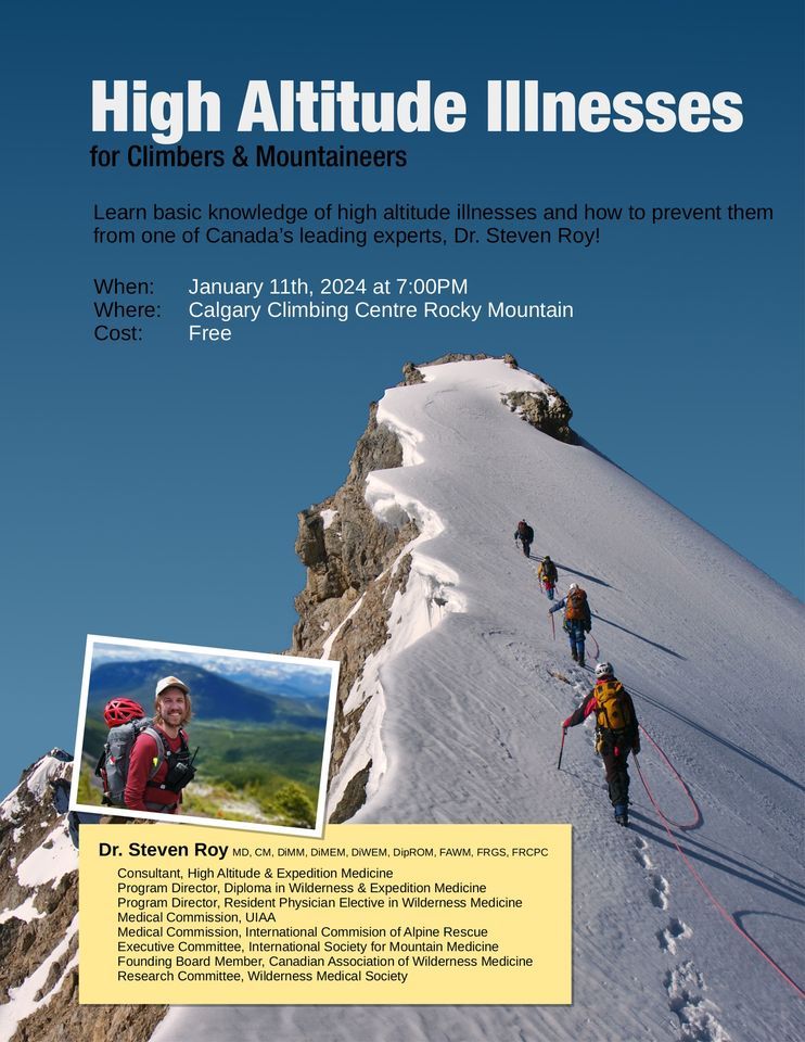 High Altitude Illness for Climbers and Mountaineers Rocky Mountain