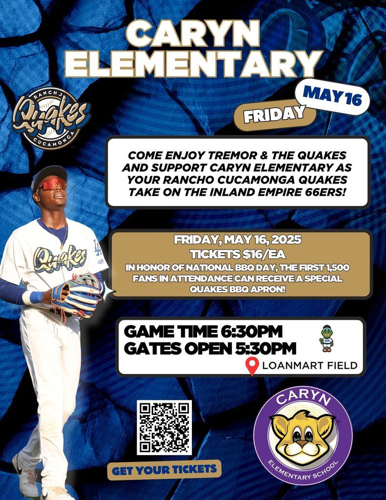 Rancho Cucamonga Quakes at Inland Empire 66ers at San Manuel Stadium