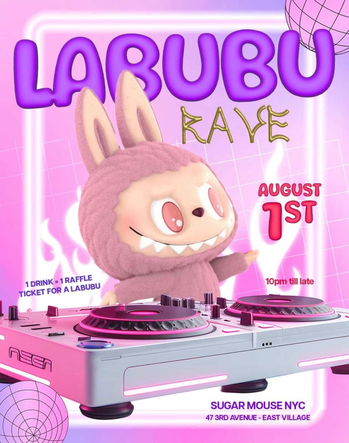 Labubu Rave at Webster Hall