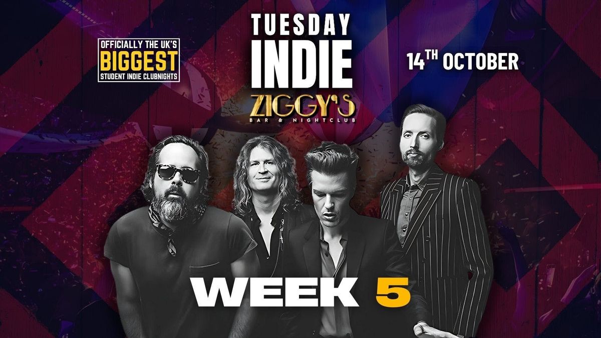 TUESDAY INDIE at Ziggy's - 14th October