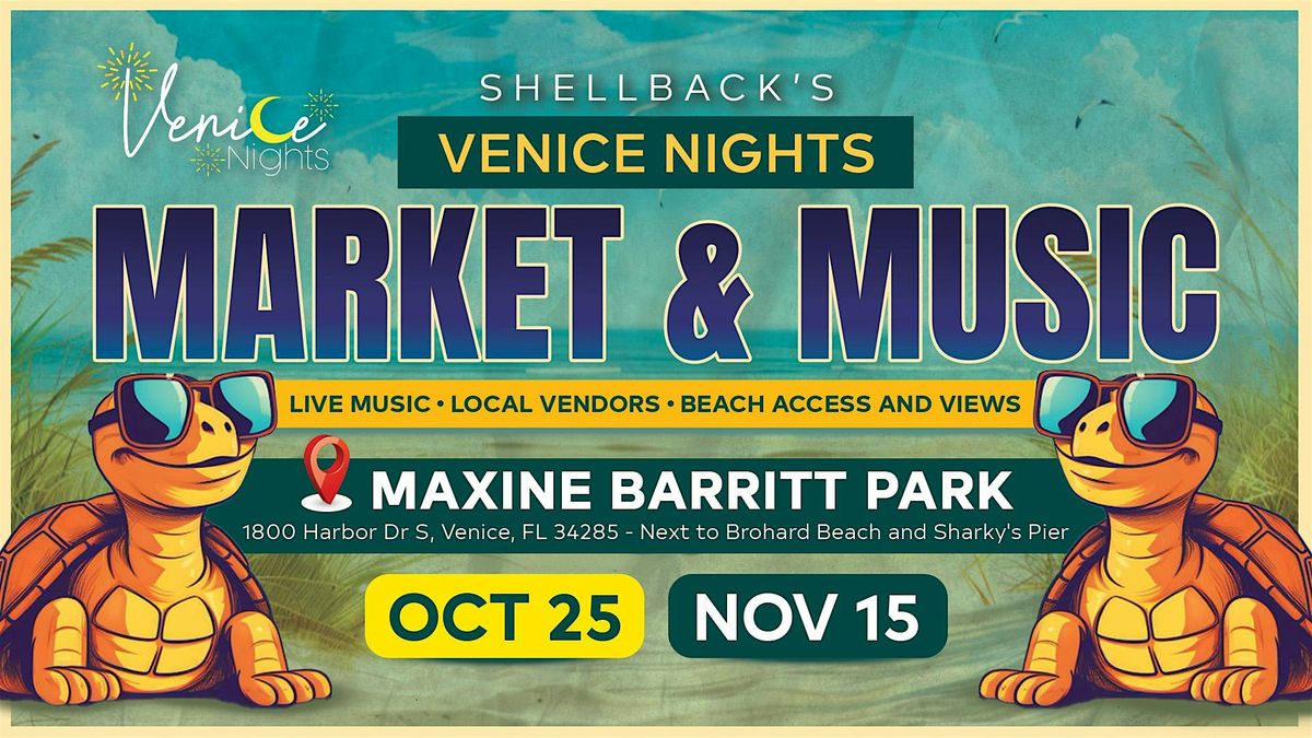 Reggae Nights - Sunset on the Gulf | Venice Nights Market & Music