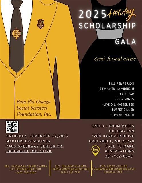 Beta Phi Omega Social Services Foundation Inc. Holiday Scholarship Gala