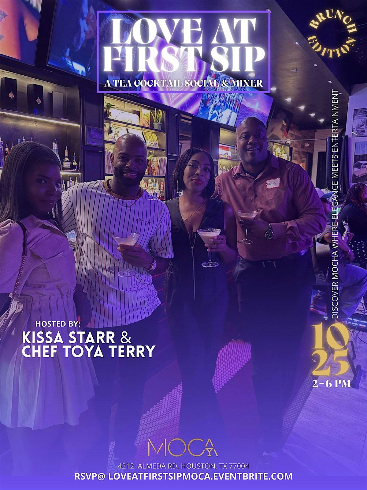 Love at First Sip: A Tea Cocktail Social & Mixer (Brunch Edition)