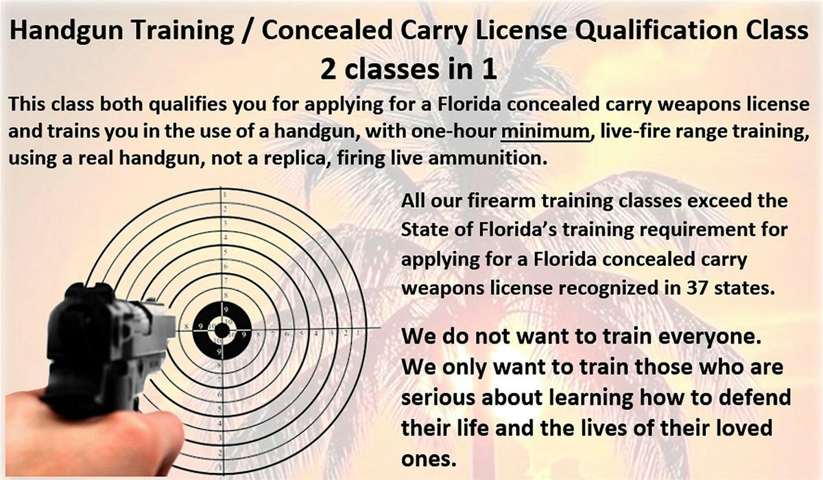 Basic Handgun Training: A class that trains you to defend your life