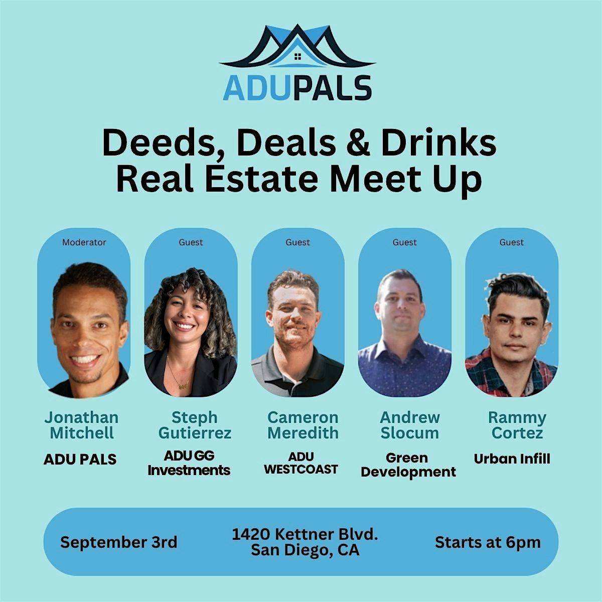 Deeds, Deals, and Drinks ADU PAL\u2019s Monthly Real Estate Meetup