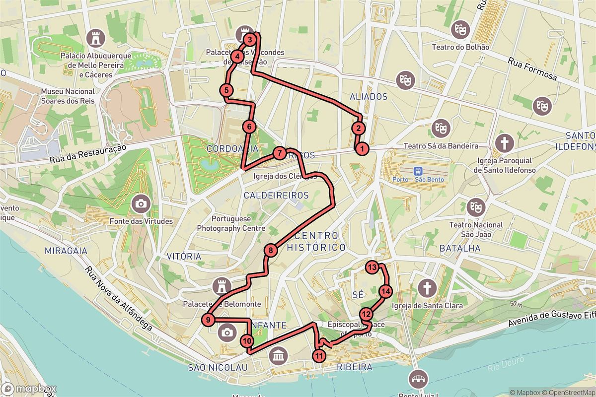 Porto Audio Tour: Noble Palaces, Sacred Spires & Riverside Legends