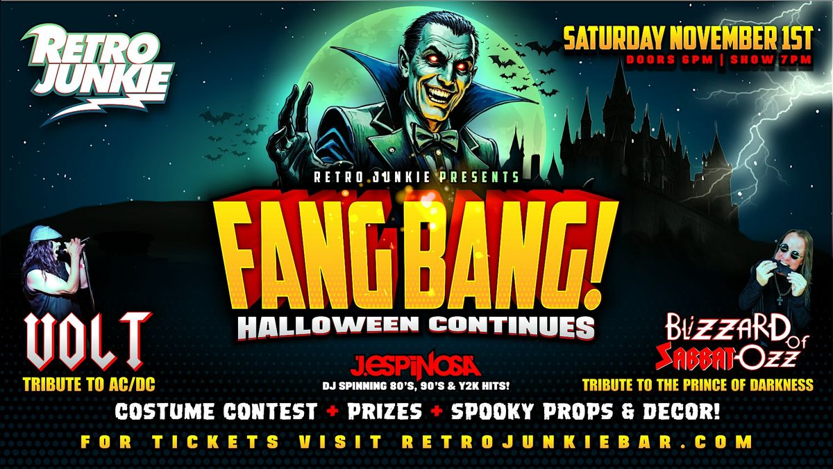 FANGBANG w\/ AC\/DC & Ozzy Osbourne\/Black Sabbath Tributes + DJ J Espinosa!